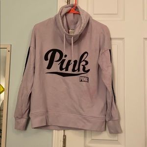 VS PINK cowl neck hoodie